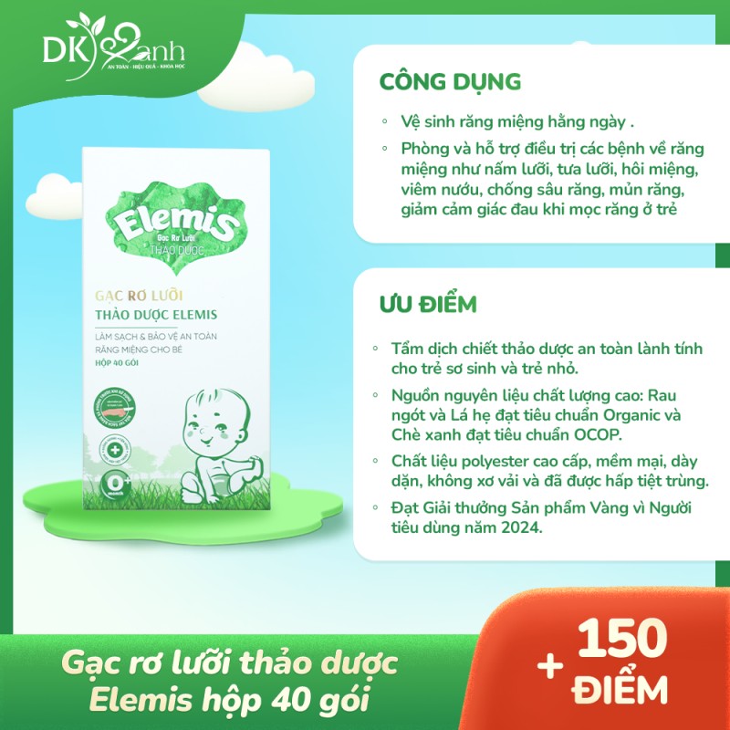 Gạc rơ lưỡi 40c